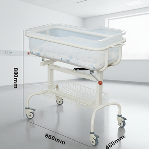 Lettino Ospedaliero per Neonati HOCHEY MEDICAL in Materiale ABS, Facilmente Spostabile, con Ruote - Product Image 6