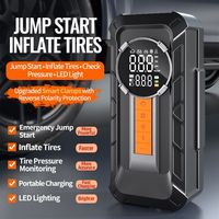 Démarreur de voiture 1000A avec gonfleur de pneus sans fil 150 PSI 8000 mAh