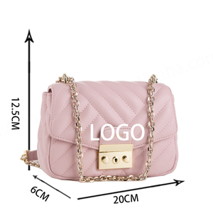 Bolsos de Mano de PU para Mujer, Diseño Personalizado, Mini Bolsos de Moda al por Mayor, Cierre de Cremallera, Forro de Poliéster, para Todas las Temporadas, Modelo Hecho en China, ODM OEM - Product Image 3