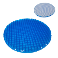 Coussin de siège pivotant en gel Rotation à 360 degrés Coussin rond confortable pour chaise de maison ou de bureau, fauteuil roulant, bateau, tabouret pression