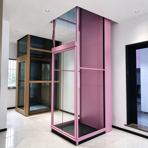 Ascenseur résidentiel multi-étages en verre pour maison, capacité de traction de 400 kg - Product Image 1