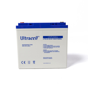 25.6V 30Ah LiFePO4バッテリーパック 24Vリチウムイオンバッテリー 25.6ボルトバッテリー 鉛蓄電池の代替品 太陽光発電 RV マリン用 - Product Image 1