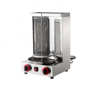 Máquina de Kebab Turco Gas2 de 3/4 Quemadores para Uso Comercial, Asador Vertical para Asar Carne, Gyro, Shawarma - Product Image 5