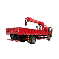 Camion-grue pour signalisation routière, levage de feux de signalisation, installation d'installations routières et ingénierie de sécurité routière