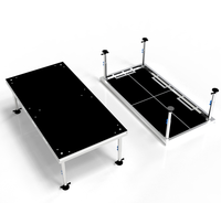 Scènes portables en aluminium d'extérieur 1Mx2M / Grandes scènes de concert