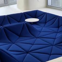 Kreatives Modulares Sofa Modernes Wohnzimmer-Modulsofa Dune-Sofa-Set Design Maßgefertigtes Sofa-Set Samt-Schwamm-Sofa