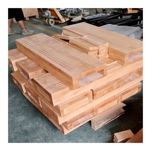 Support de <span class=keywords><strong>marche</strong></span> flottante personnalisé pour <span class=keywords><strong>escalier</strong></span>, support de <span class=keywords><strong>marche</strong></span> latéral, épaisseur de la <span class=keywords><strong>marche</strong></span> 80 90 100 mm, bois de chêne rouge américain, bois de hêtre - Product Image 1