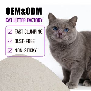 Litière pour chat en manioc de haute qualité, absorption améliorée et contrôle des odeurs supérieur, approvisionnement direct usine - Product Image 1