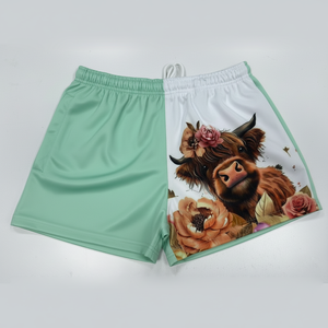 Conception de haute qualité votre propre Logo personnalisé 100% Polyester Rugby Footy Shorts respirant séchage rapide taille élastique Sublimation - Product Image 1