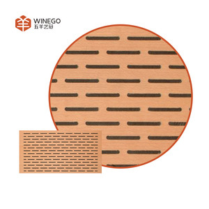 Chine Grande Usine Bon Prix Mdf Tissu D'art Mdf Fendue Panneaux Acoustiques Estudio Musicale Pour <span class=keywords><strong>Studio</strong></span> Etc - Product Image 1