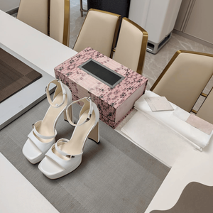 Zapatos de Tacón Alto Jimmy para Mujer, Modernos y de Alta Calidad, Transpirables, con Correa en el Tobillo y Costuras Precisas, Nuevo y Popular - Product Image 2