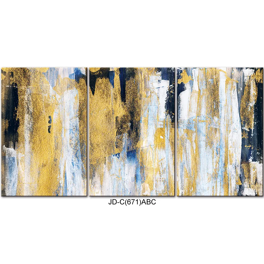 Customize Modern Abstract artwork crystal Acrylic oil Paintings framed wall Art canvas prints for Hotel decor