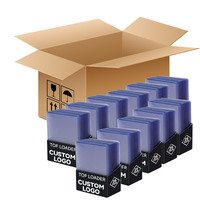 Porte-cartes rigide TCG PKMN avec logo de marque personnalisé, fabrication OEM ODM professionnelle, vente en gros, Toploader PVC 35PT
