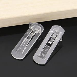 Transparent <b>Plastic</b> <b>Shelf</b> Support Partition Brackets Furniture Cabinet Plywood <b>Shelf</b> Clips for Connectors <b>Shelf</b> Supports - Product Image 2