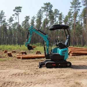 Mini-excavatrice sur chenilles Shantui SE20 de 2 tonnes à balayage zéro, petite pelle hydraulique pour travaux municipaux, jardinage et aménagement paysager - Product Image 6