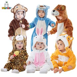 Mamelucos Personalizados para Niños MICHLEY con Capucha para Invierno y <span class=keywords><strong>Halloween</strong></span> <span class=keywords><strong>Disfraz</strong></span> de Animal para Niñas y Bebés - Product Image 1