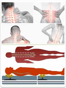Tempat Tidur Chiropraktik Elektrik, Rol Giok Bergetar Seluruh Tubuh, Pijat Panas - Product Image 3