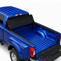 Accessoires de camionnette : Hayon coulissant en alliage à profil bas, pliable en quatre parties, pour Nissan Navara Frontier 2026 et Ford F-350 Maverick avec benne de 6'10 pouces