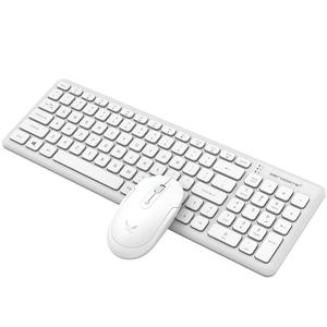 Zerocats – ensemble clavier et souris sans fil, optique blanc 2.4 ghz, pour ordinateur de bureau, ordinateur portable, bureau, usage domestique - Product Image 1