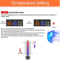 STC-3018 LED Numérique Contrôleur de Température Thermostat Thermorégulateur Incubateur 12V 24V 110V 220V Chauffage De Refroidissement Thermoregulat