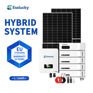 Kit Completo de Sistema Solar Doméstico de 10-20kW, Sistema de Almacenamiento de Energía con Baterías Híbridas Apilables de 10-40kWh, Baterías de Litio - Product Image 4
