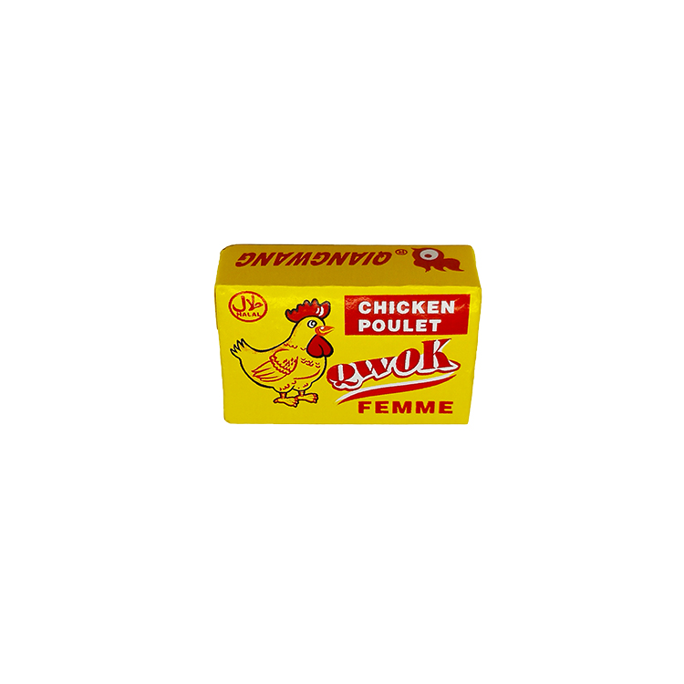 QWOK 10g, 4g bouillon cube chicken flavour seasoning cube for healthy cooking saveur de pouletcube d'assaisonnement