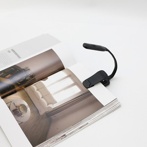 Cross-border trade 9-<b>LED</b> desk lamp, eye-protecting, desktop reading <b>light</b>, <b>USB</b> rechargeable, student book holder. - Product Image 1