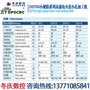 Dongqing Cnc Dd703 High Speed <b>Micro</b> Hole Drilling Edm <b>Machine</b> For Wire Threading And Chemical Fiber Spinnerets - Product Image 1