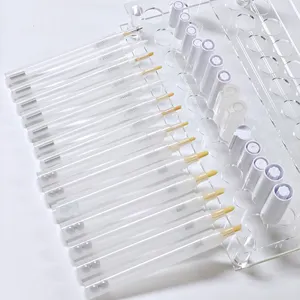 Baosity 3 piezas 4,5mm consejos claro acuarela de fluorescencia de acrílico pintura marcador pluma tinta fuente recambios en blanco vacía de pluma tubo