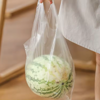Sacs en plastique durables pour t-shirts, vente en gros pour supermarchés