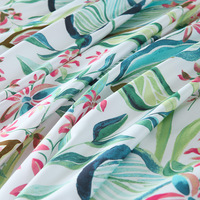 Buti 100% coton housse de couette ensemble 200TC imprimé floral personnalisé numérique trois pièces ensemble pour la maison hôtel ou mariage