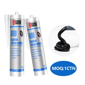 Private Label Acid Waterproof Non -toxic To Fish Silicone Sealing Sealant Adhesive for Fish Tank