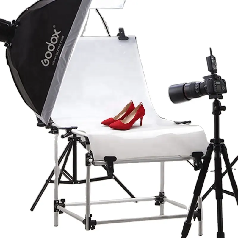 Équipement photographique portable, Table de photographie de 60cm X 130cm, Table de prise de vue lumineuse, équipement de Studio Photo