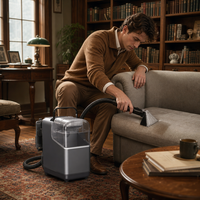 Nettoyeur vapeur portable pour tapis, poids net 5,53 kg, puissance 1400 W, pour le nettoyage des tapis, des canapés et des voitures à domicile