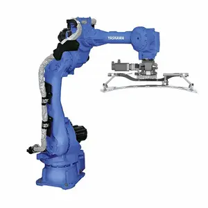 Industrial Automatic Palletizer Robot MPL80 II for YASKAWA 4kg Payload Robotic Arm With Gripper For Palletizing Packaging