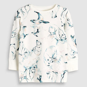 Ragazze sveglio di modo confortevole semplice casuale 2019 di autunno della molla più recente girocollo a manica lunga bambini del vestito di abbigliamento per bambini <span class=keywords><strong>pigiama</strong></span> - Product Image 2