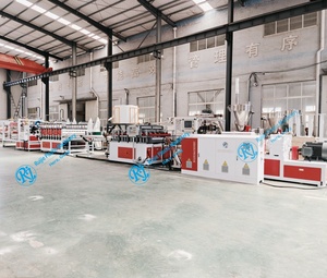 PVC WPC crosta pannello schiumogeno macchina per fare fogli motore SIEMENS doppia vite estrusione <span class=keywords><strong>linea</strong></span> di produzione automatica - Product Image 2