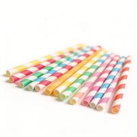 Pailles à boire jetables en papier, design minimaliste, écologiques, biodégradables, en pâte de cellulose mixte, couleurs personnalisables, pour l'alimentation