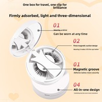 Nouvelles Cils Magnétiques 2026, Maquillage Naturel, Sans Eyeliner ni Colle, Ensemble de Cils Magnétiques Légers et Imperméables