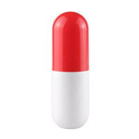 Flacon de pulvérisation en plastique PET macaron couleur pilule capsule en forme de voyage taille blanc rose bleu emballage cosmétique bouteille de pompe à brouillard fin