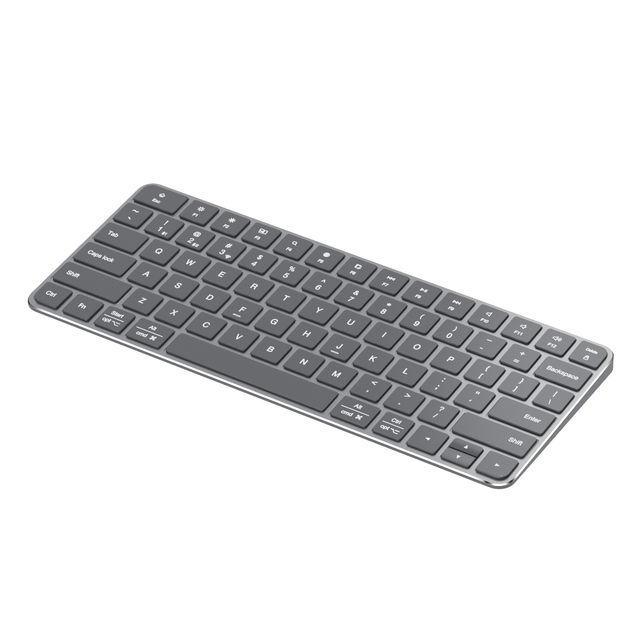 2.4G Rechargeable Slim Laptop Optical Wireless Keyboard with USB 3.0 & Type C 78 Keys Portable Design New