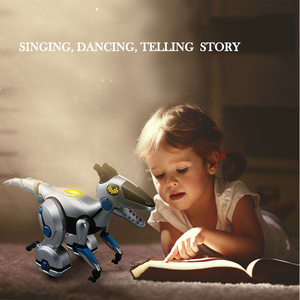 Đồ Chơi Xếp Hình Cho Trẻ Em Điều Khiển Từ Xa Bằng Điện Có Nhạc Và Phát Sáng Đồ Chơi Robot Khủng Long Cảm Biến Cử Chỉ Điều Khiển Từ Xa - Product Image 4