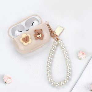 Adecuado para AirPods 1st/2nd/3rd generación funda protectora AirPods Pro Cartoon cute 3D Bear auricular cubierta - Product Image 2