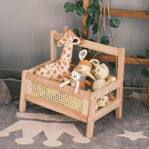 Montessori-Estantes de estantería de pizarra para guardería, cama de niños pequeños, Material de madera, aplicación de granja - Product Image 1