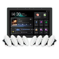 Audio de 8 pulgadas de 8 canales para amplificador de automatización del hogar Bluetooth Sistema de Cine de 2 zonas con producto Host Smart Home