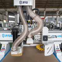 Routeur CNC 3 axes haute précision JIYU CH1-V9 avec moteur pour la production d'armoires et de portes, table de chargement/déchargement en option