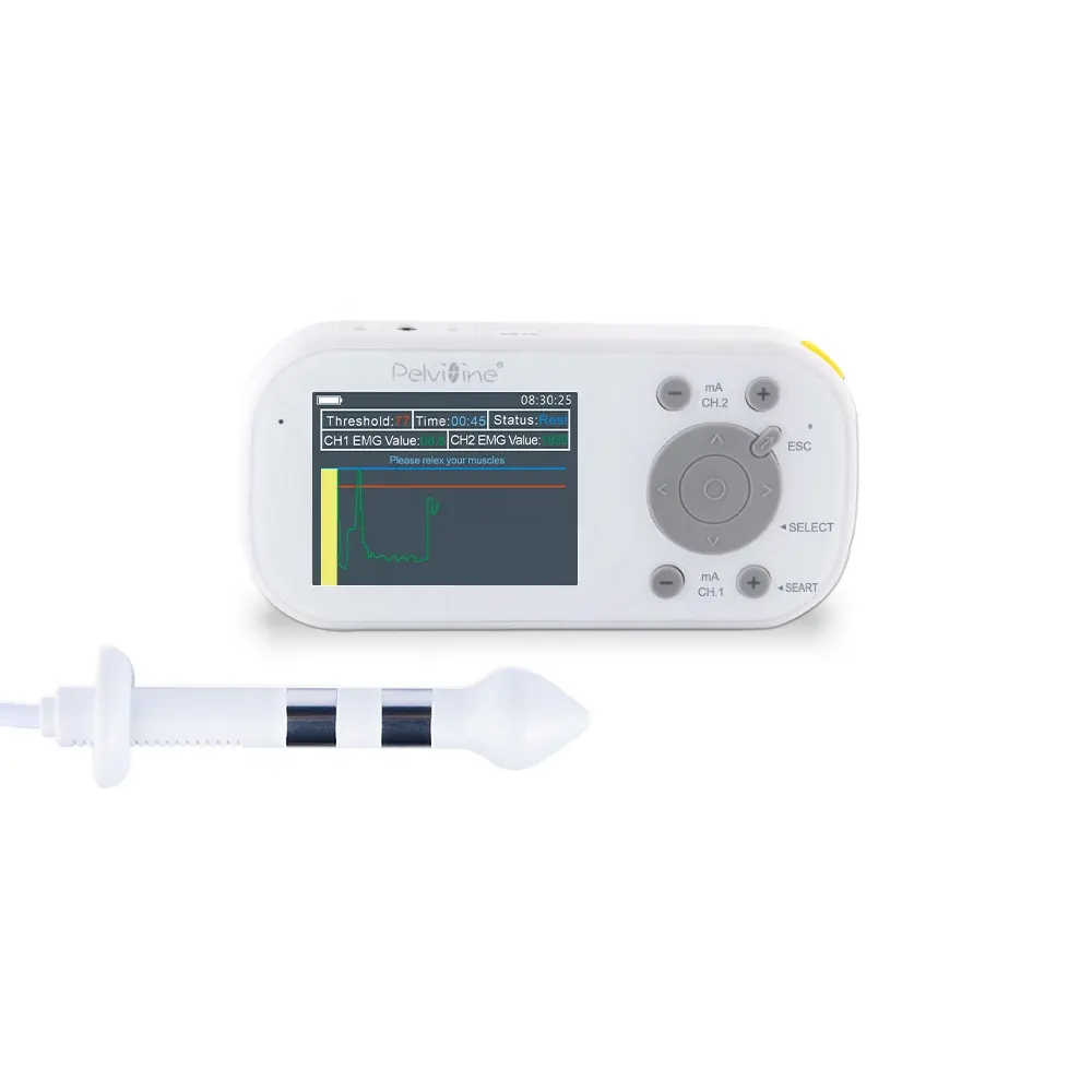 Neues Modell KM-530 EMG Biofeedback Nerven-und Muskels timulator mit Elektrode Rektal Anal Sonde Becken muskel trainer für Männer