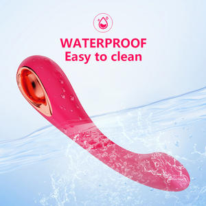 Estimulador de clítoris de silicona de 10 frecuencias con soporte para dedo, vibrador AV para adultos - Product Image 4