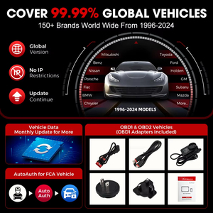 Ra mắt Máy Quét Chẩn đoán xe x431 Pro v5.0-36 + đặt lại ECU, điều khiển và bảo hành hai chiều - Product Image 4