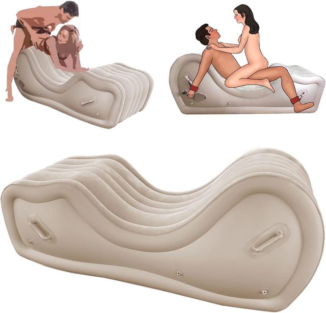 Sex Sofa Chair Inflatable BDSM Bondage Automatic Air Pump for Position Support Bed Pillow Sex Toys Ramp Couples SM Games Adults